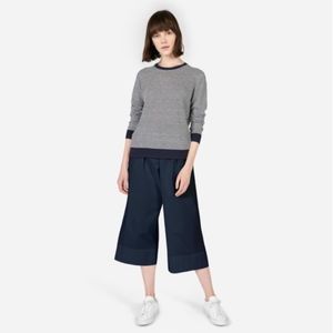 Everlane linen crew sweater blue white - sold out!